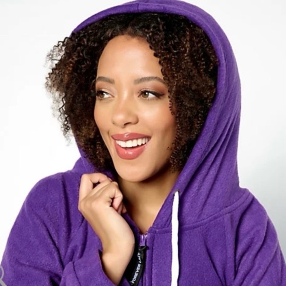 Forever Lazy Fleece Unisex Onesie with Pocket, Hood & Removable Feet - Picture 12 of 12